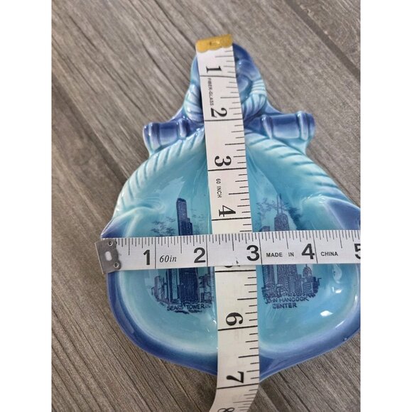 Vintage Chicago Ashtray Sears Tower State Street John Hancock Center Anchor - Picture 2 of 4